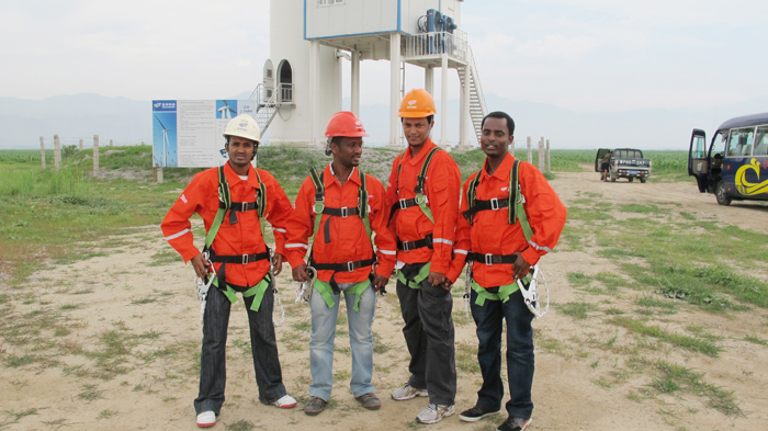 埃塞俄比项目部雇佣当地yuan工，提升就业率（Project Department of Ethiopia employed local personnel to improve the employment rate.）.JPG